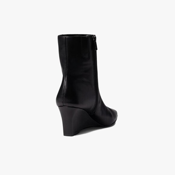 Naturalizer Dario Pointed Toe Bootie in Black Leather (WIDE) - Picture 13 of 13